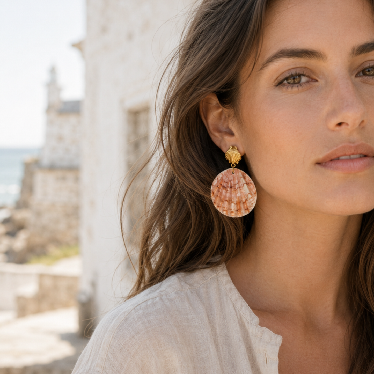 Boucles d'oreilles "Soleil de Dune"