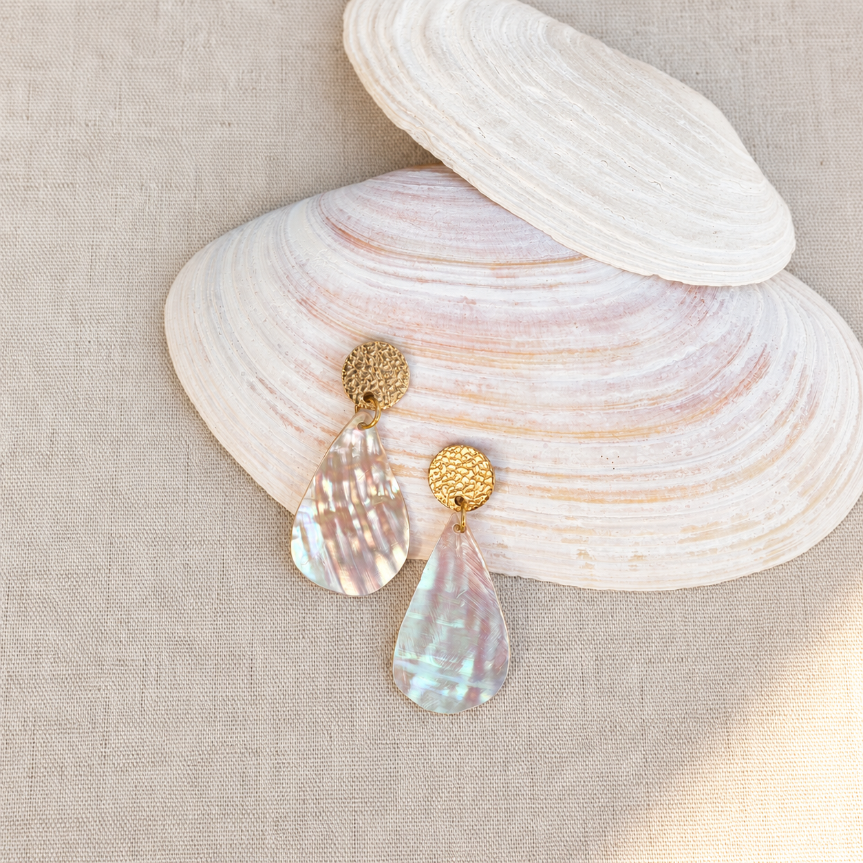 Boucles d'oreilles "Gouttelette d'ocean"