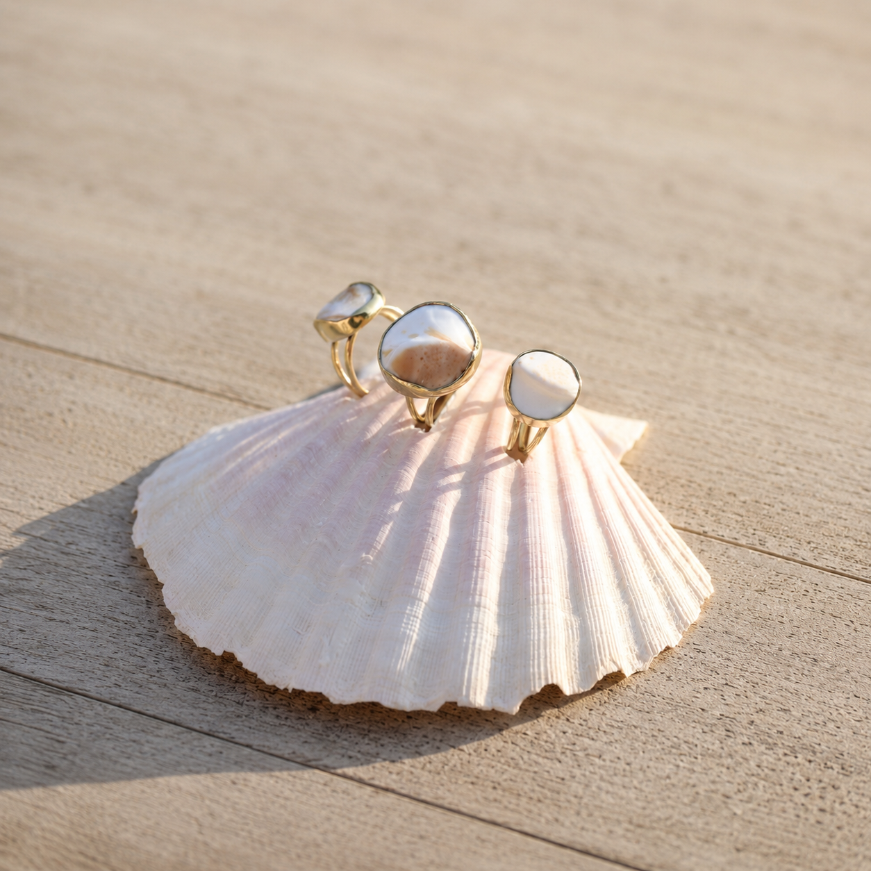 Bague "Dune Blanche"