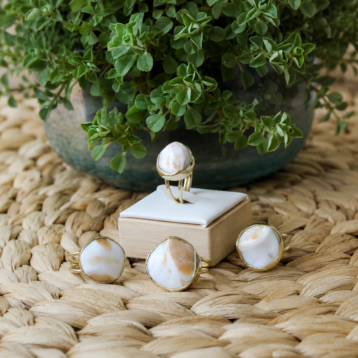 Bague "Dune Blanche"