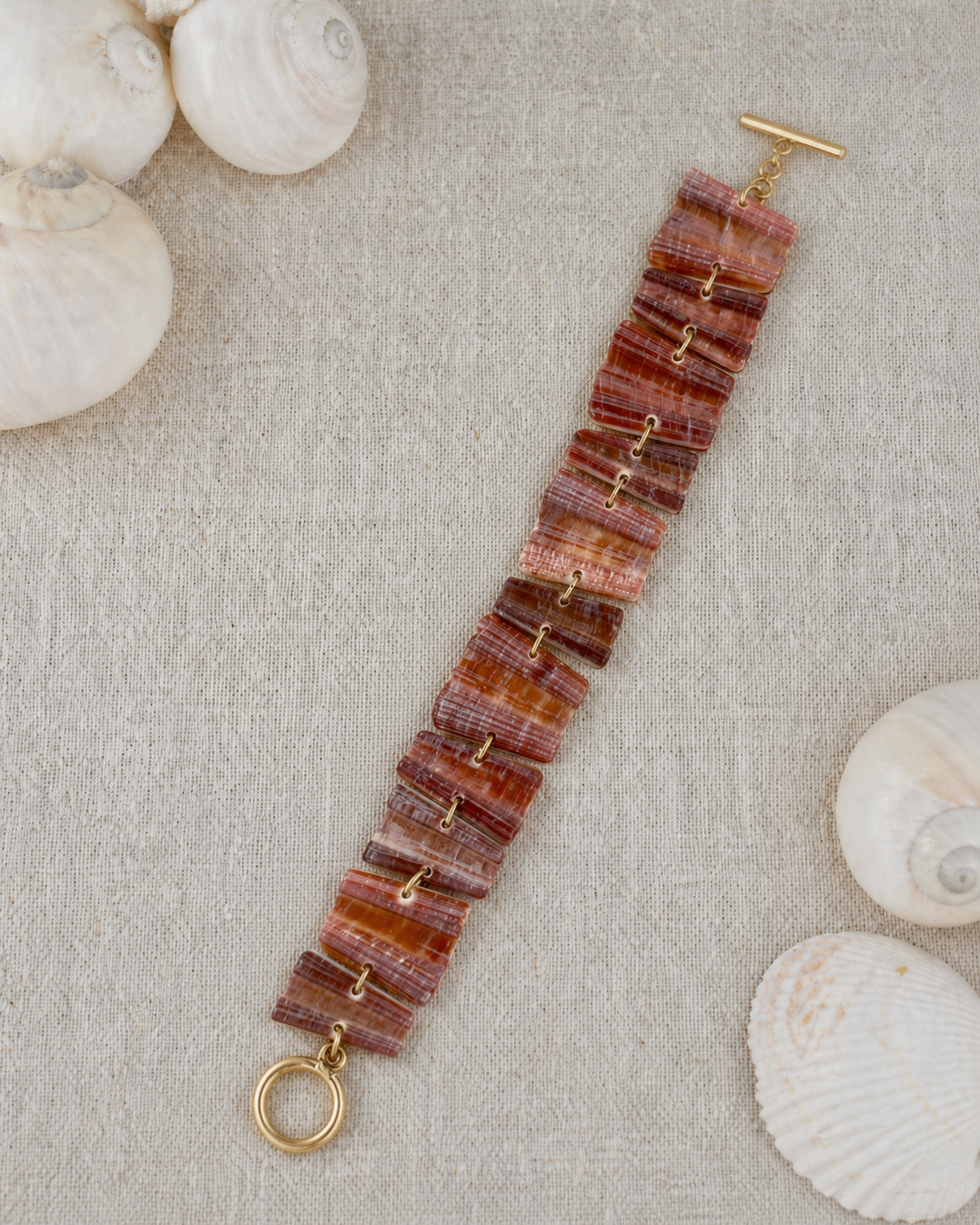 Bracelet "Écailles armoricaines"