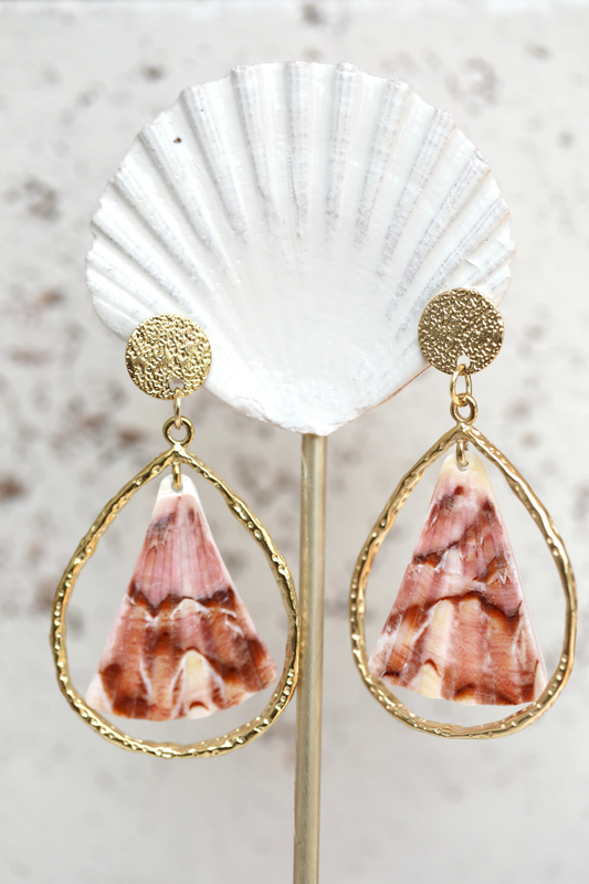 Boucles d'oreilles "Terres de Grève"