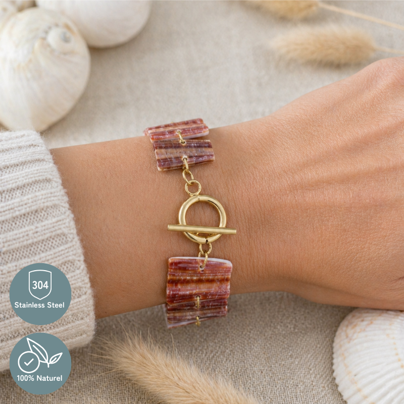 Bracelet "Écailles armoricaines"